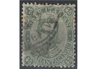 ITALY KINGDOM 1889 Umberto I 45c green gray us