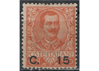 ITALY KINGDOM 1905 Floral 15c on 20c orange MH*