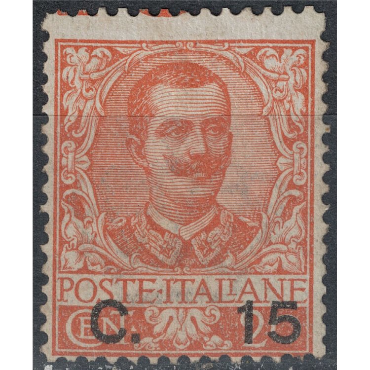 ITALY KINGDOM 1905 Floral 15c on 20c orange MNH**