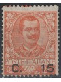 ITALY KINGDOM 1905 Floral 15c on 20c orange MNH**