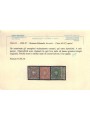 ITALIA REGNO 1896 Stemmi 3v MNH** © (Lusso)