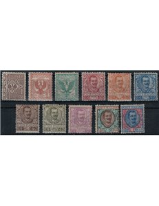 ITALIA REGNO 1901 Floreale 11v MH*