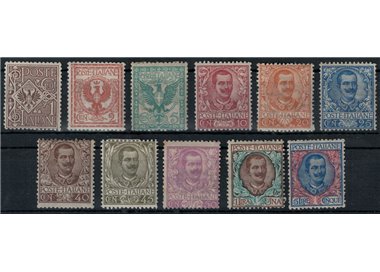 ITALY KINGDOM 1901 Floral 11v MH*