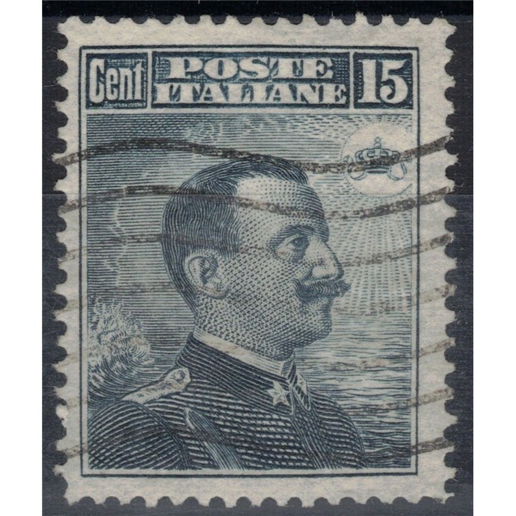 ITALIA REGNO 1906 Michetti 15c grigio nero us