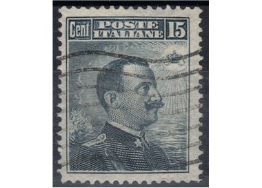 ITALY KINGDOM 1906 Michetti 15c grey black us