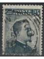 ITALY KINGDOM 1909 Michetti 15c black and grey us