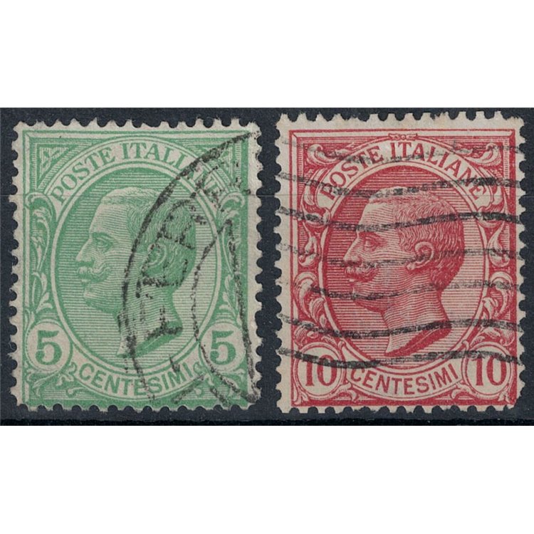 ITALY KINGDOM 1906 Vittorio Emanuele III 2v us