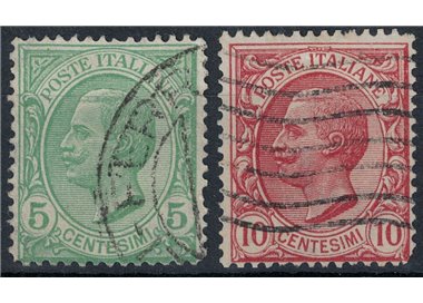 ITALY KINGDOM 1906 Vittorio Emanuele III 2v us