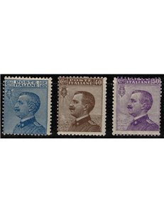 ITALY KINGDOM 1908 Michetti 3v MH*