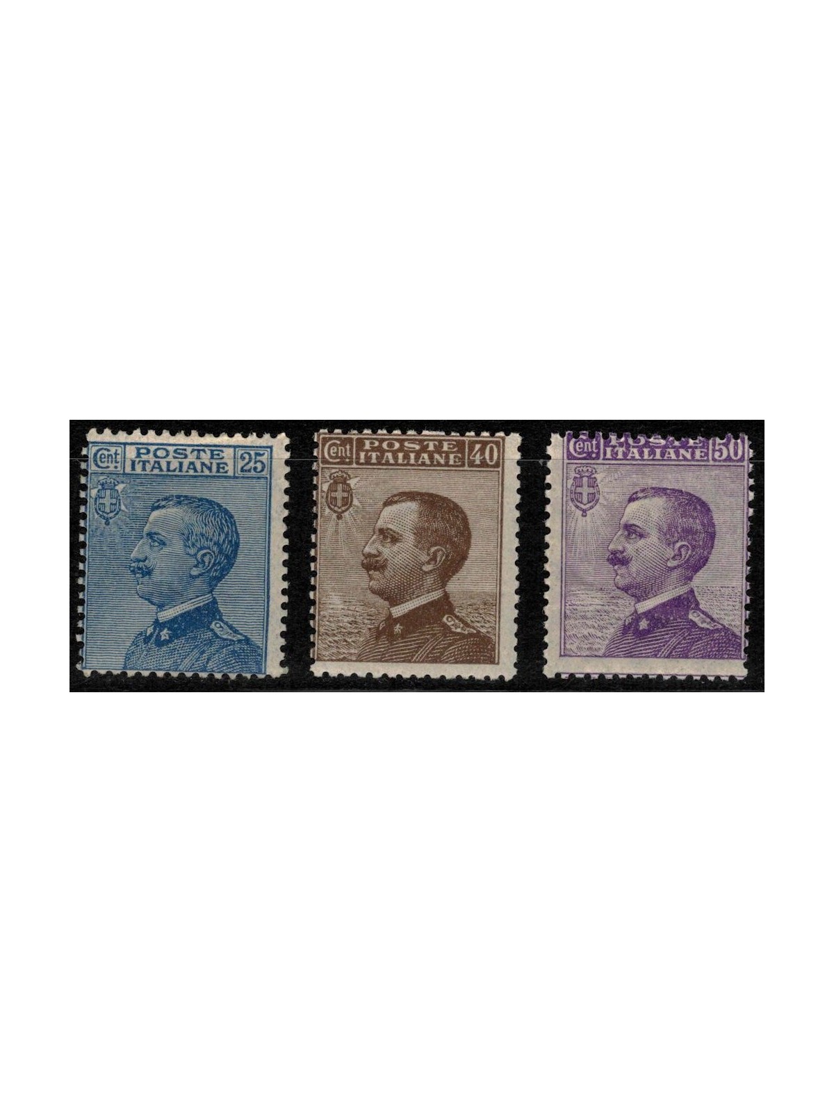 ITALY KINGDOM 1908 Michetti 3v MH*