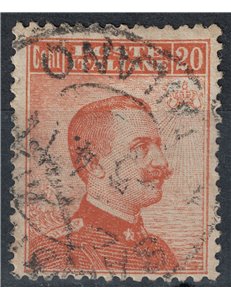 ITALY KINGDOM 1916 Michetti 20c orange us