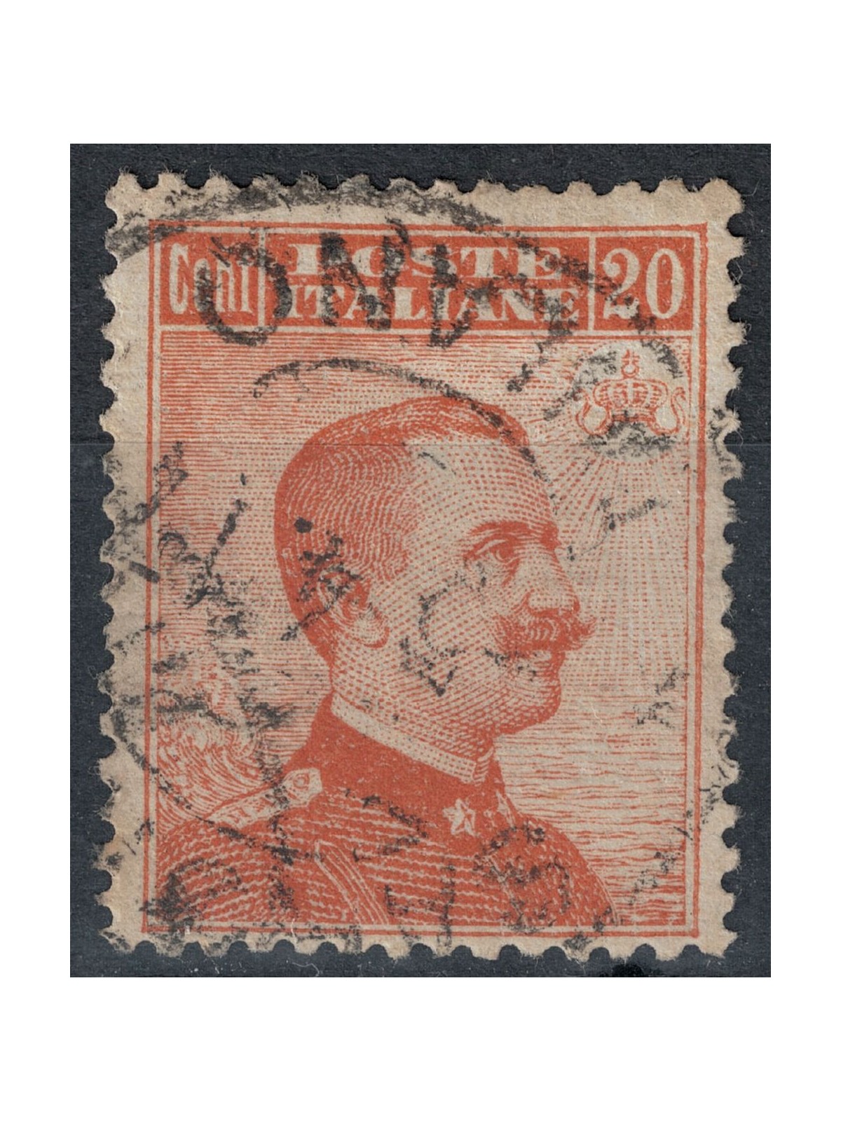 ITALY KINGDOM 1916 Michetti 20c orange us