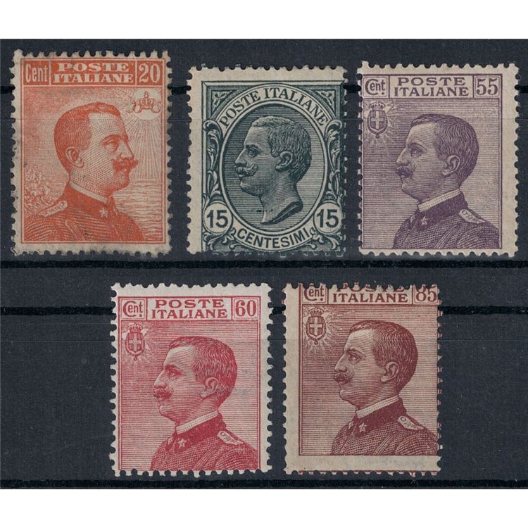 ITALY KINGDOM 1917-20 Michetti 5v MH*