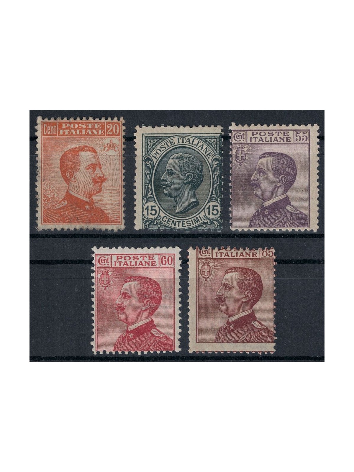 ITALY KINGDOM 1917-20 Michetti 5v MH*