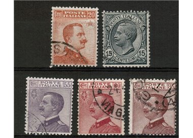 ITALIA REGNO 1917-20 Michetti 5v us