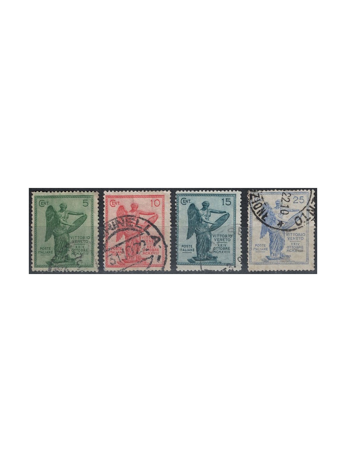 ITALY KINGDOM 1921 Anniversary of Victory 4v us