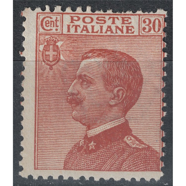 ITALIA REGNO 1922 Michetti 30c bruno arancio MNH**