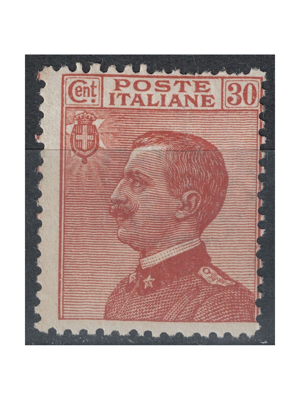 ITALIA REGNO 1922 Michetti 30c bruno arancio MNH**