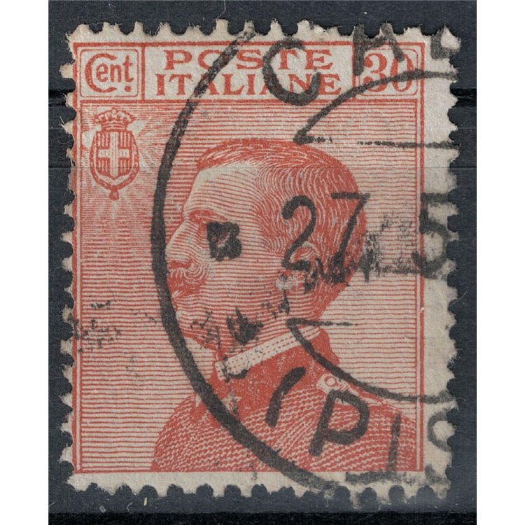 ITALIA REGNO 1922 Michetti 30c bruno arancio us