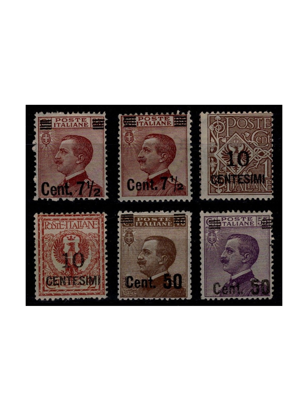 ITALY KINGDOM 1923-27 Michetti overprinted 6v MH*