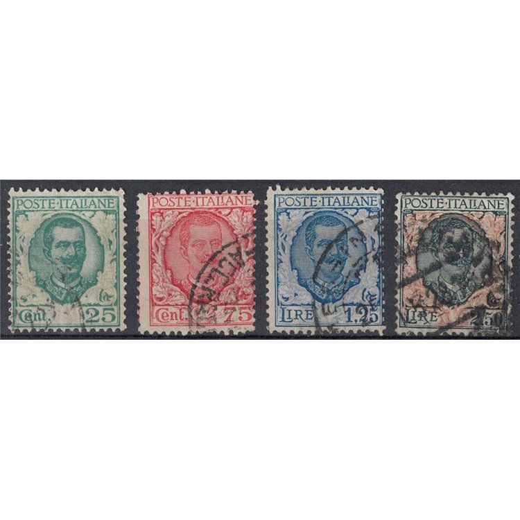 ITALY KINGDOM 1926 Floral 4v us