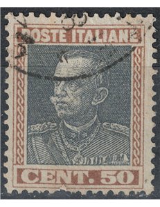 ITALY KINGDOM 1927 Parmeggiani 50c brown and grey us