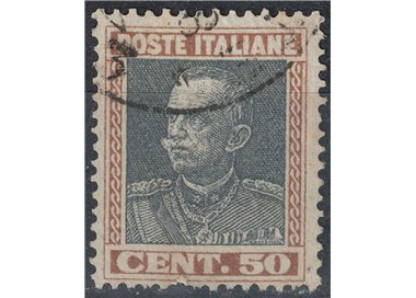 ITALIA REGNO 1927 Parmeggiani 50c bruno e grigio us