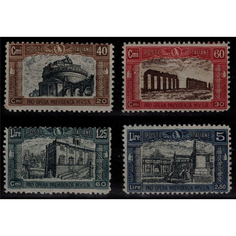 ITALY KINGDOM 1926 Militia I 4v MNH**