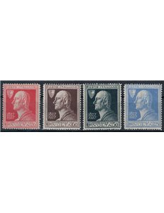 ITALY KINGDOM 1927 Alessandro Volta 4v MH*