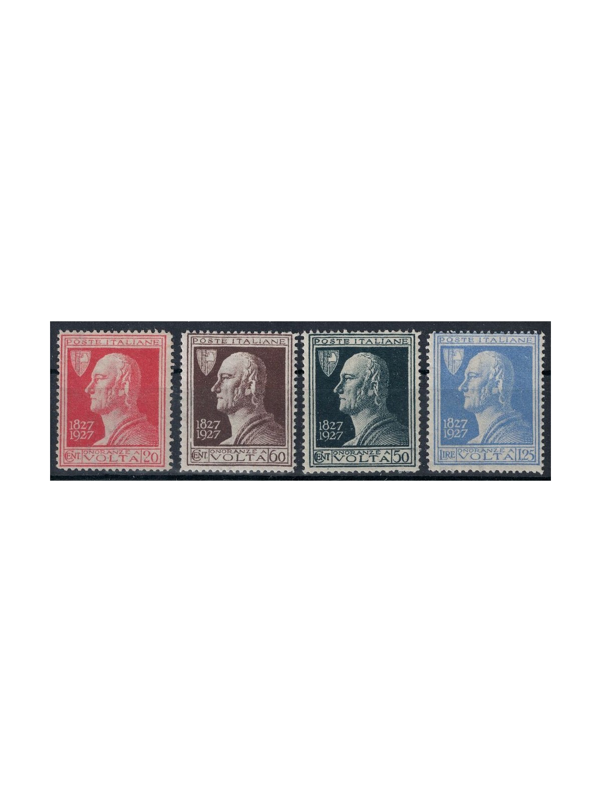 ITALY KINGDOM 1927 Alessandro Volta 4v MH*