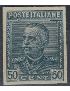 ITALIA REGNO 1928 Tipo Giubileo, prova d'archivio del 50c MNH** ©