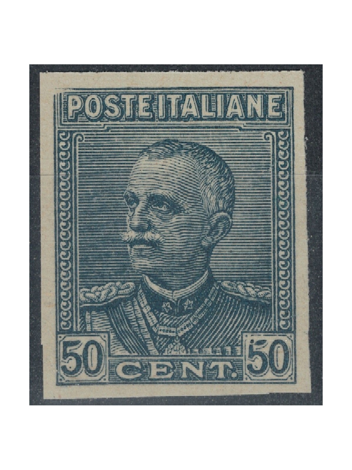 ITALY KINGDOM 1928 Jubilee Type, archival proof of 50c MNH** ©
