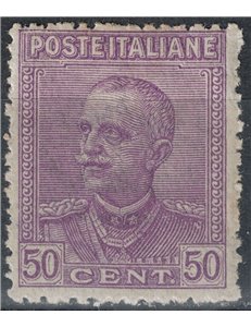 ITALIA REGNO 1928 Tipo Giubileo (violetto chiaro) MH*