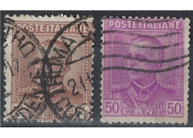 ITALY KINGDOM 1928 Jubilee Type 2v us