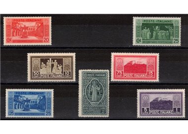ITALY KINGDOM 1929 Abbey of Montecassino 7v MNH**