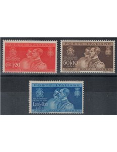 ITALY KINGDOM 1930 Wedding of Prince Umberto 3v MNH**