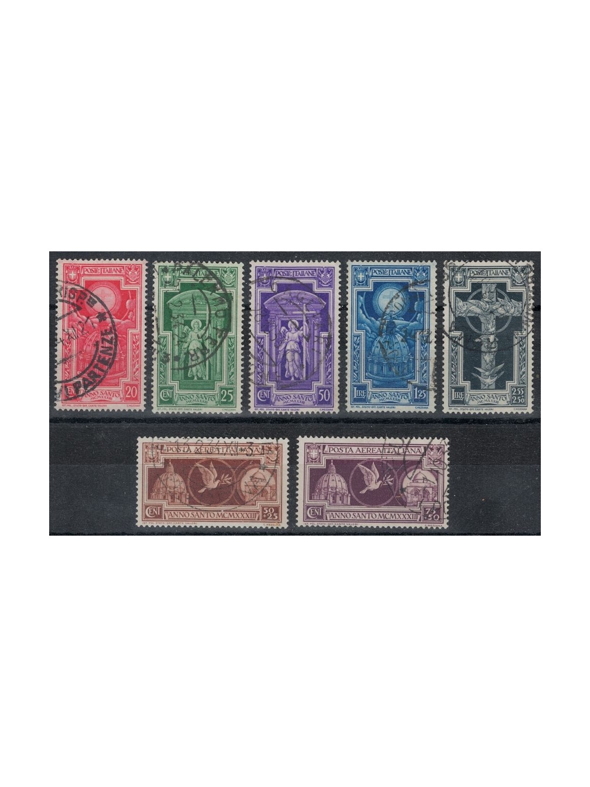 ITALIA REGNO 1933 Anno Santo 7v us ©