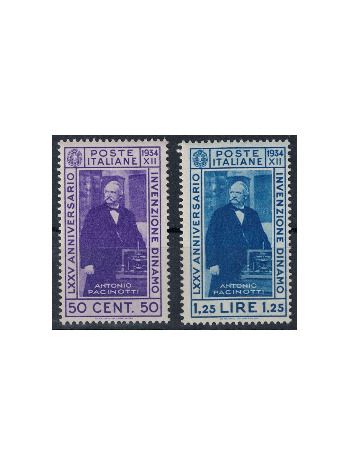 ITALY KINGDOM 1934 Invention of the dynamo 2v MNH**