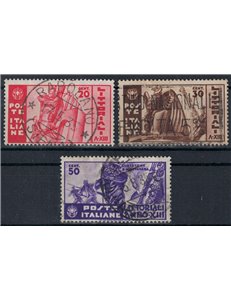 ITALY KINGDOM 1935 Littoriali of culture and art 3v us