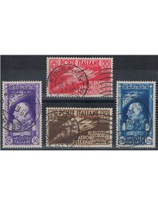 ITALIA REGNO 1935 Salone Aeronautico 4v us