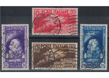 ITALIA REGNO 1935 Salone Aeronautico 4v us