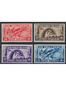 ITALY KINGDOM 1936 Milan Fair 4v MH*