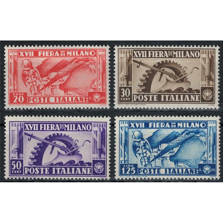 ITALY KINGDOM 1936 Milan Fair 4v MH*