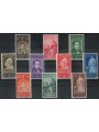 ITALY KINGDOM 1937 Illustrious men 10v MNH**