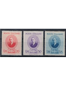 ITALIA REGNO 1938 Guglielmo Marconi 3v MH*