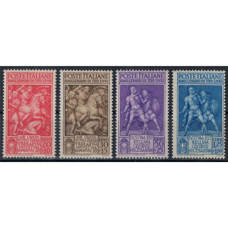 ITALY KINGDOM 1941 Bimillenary Titus Livius 4v MH*
