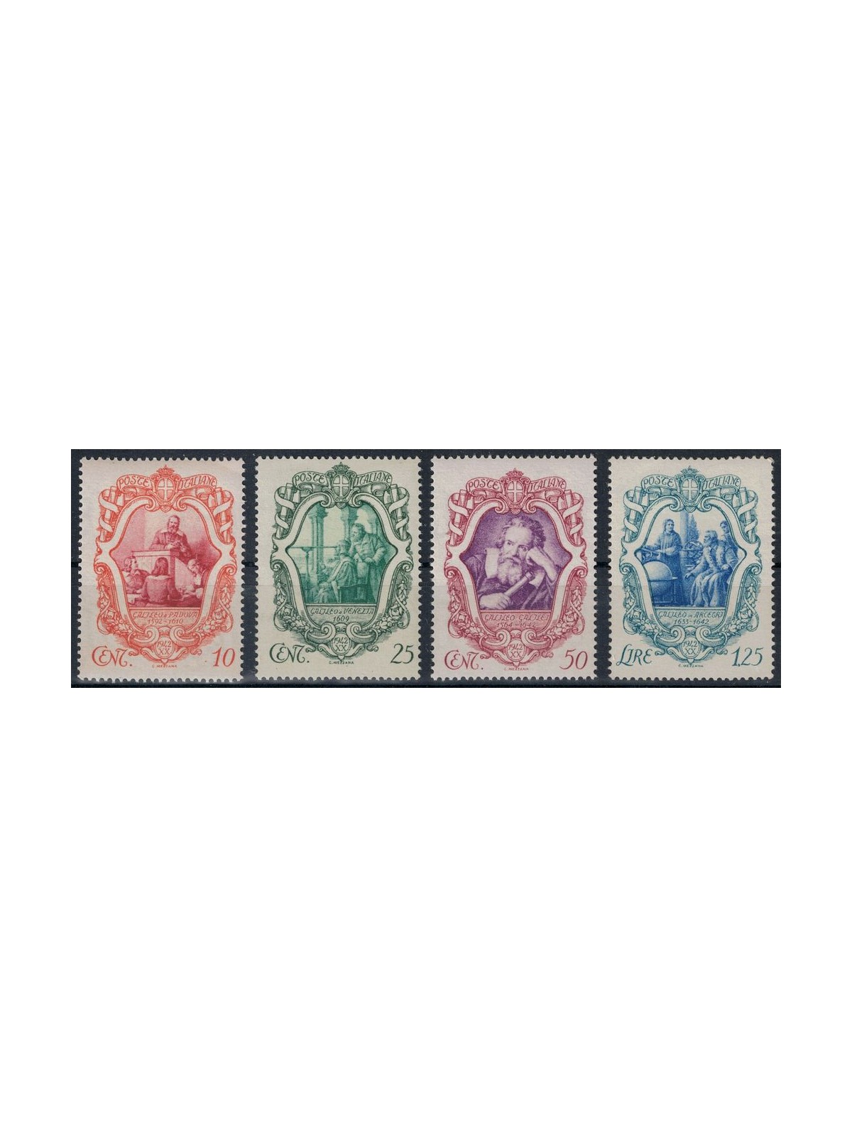 ITALY KINGDOM 1942 Galileo Galilei 4v MNH**