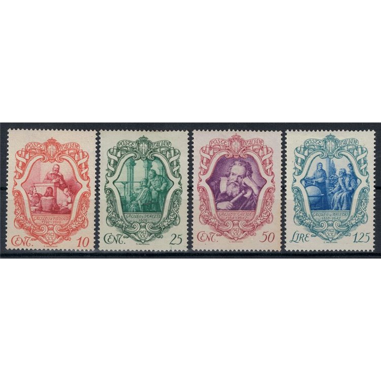 ITALIA REGNO 1942 Galileo Galilei 4v MH*