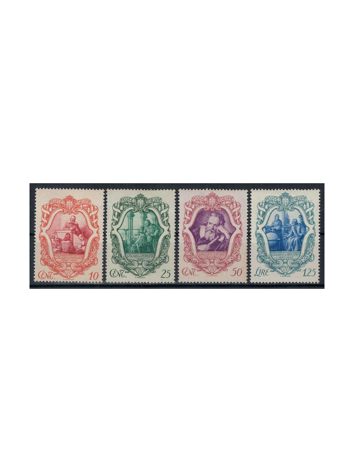 ITALY KINGDOM 1942 Galileo Galilei 4v MH*