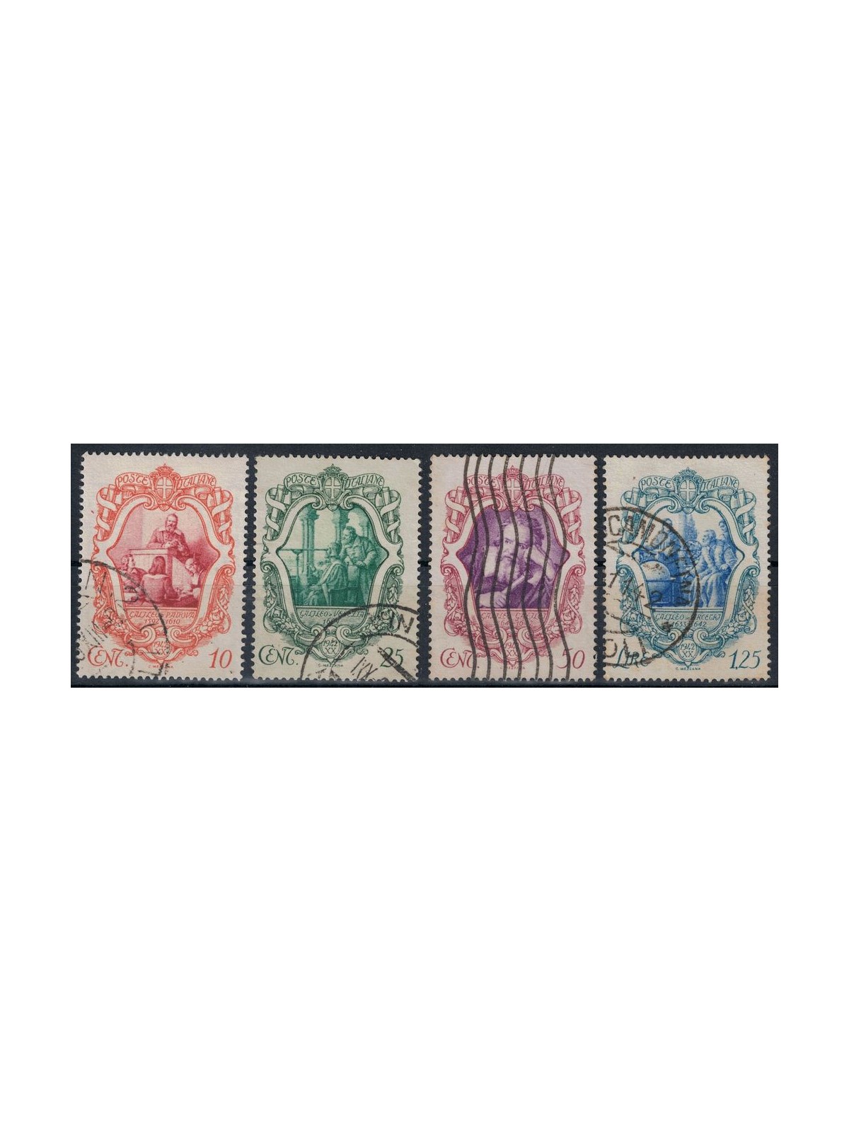 ITALIA REGNO 1942 Galileo Galilei 4v us
